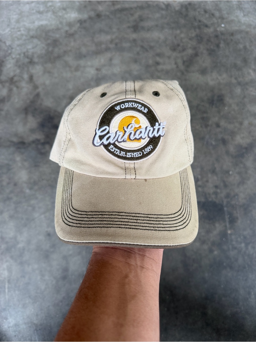 Carhartt Trucker Hat Adjustable Vtg Patch